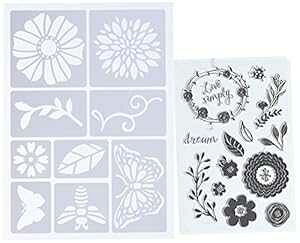 Momenta Art-C XeVƃNAX^v-Ԃƒ Momenta Art-C Stencil and Clear Stamp-F & Bugs