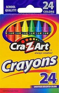CRA-Z-Art N 24  (6 pbN) CRA-Z-Art Crayons, 24 Count (6 Pack)