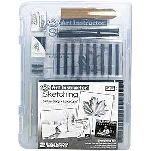ROYAL BRUSH AIS-SKT3105 Instructor Sketching Clearview Art Set