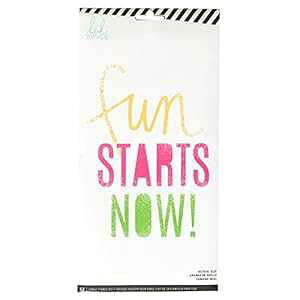 AMERICAN CRAFTS nCW Xbv `[N A[g ȃXeV y݂n܂܂ 12 s[X AMERICAN CRAFTS Heidi Swapp Chalk Art Small Stencils Fun Starts Now 12 Piece