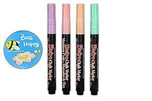 pXe 3mm ׎}[r[ rXg `[N }[J[ 4 Zbg (E`_ Iu AJ) ݌ɂ Marvy Uchida - Bistro Set of 4 Pastel 3mm Fine Point Marvy Bistro Chalk Markers ( Uchida of America ) Open Stock