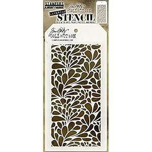 Stampers Anonymous - Tim Holtz Stampers Anonymous Tim Holtz Layered Stencil 4.125"x8.5"-splash