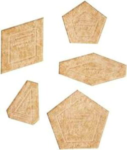 EpbTJAp̎ACRLAPASANnJbeBOev[g Paper Pieces ACRLAPAS Acrylic Fabric Cutting Template for La Passacaglia