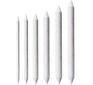 Clobeau Artist Blending Stump Pencil Drawing Blending Stick Smudging Stump Art Smudger Drawing Pastel Smudger Tortillon Stump Paper Stump Blending Charcoal Art Blenders Pencil Graphite Pencils 2 Sets 12PCS