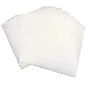 7~̃uNXeVfށA12 x 12C`̃uNPETev[gXeVV[g30 - Ǝ̃XeV쐬 FOMSAF 30pcs 7mil Blank Stencil Material, 12 x 12inch Blank PET Templates Stencil Sheets- Ma