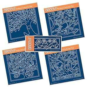 Claritystamp A Little Bird Told Me - A5 Square Groovi Plate Quartet & Spacer