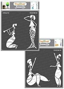 CrafTreat Woman XeV ؁ALoXAAznAǁA^CɃyCg - yy񂾂Av - 2  - e 6 x 6 C` - ėp\ DIY A[gƃNtg XeV Ƃ