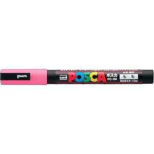 ���j �|�X�J �׎��}�[�J�[ �s���N (PC3M.13) Uni Posca Fine Marker, Pink (PC3M.13)