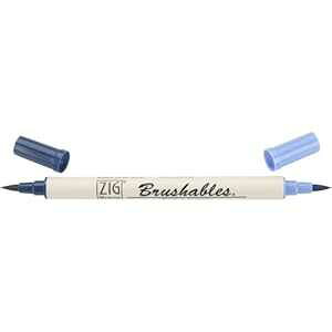 Zig Memory System Brushables Dual Tip Marker, Navy