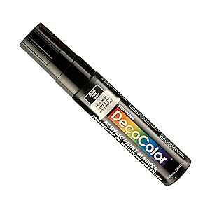 Marvy Uchida Uchida of America 415-C-1 15 MM Decocolor Acrylic Marker, Black