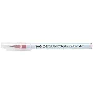 Zig N[J[ AuV}[J[ [jEbh Zig Clean Color Real Brush Marker, Geranium Red
