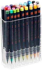  ʕMy {̓`F30{Zbg Akashiya Watercolor Brush Pen 30 Japanese Traditional Color Set