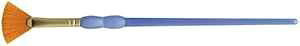 ROYAL BRUSH Crafter's Choice Taklon Fan Brush, Size 0, Gold