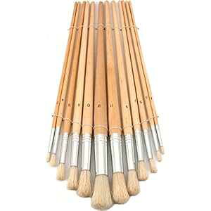 Generic 12 Round Tip t Brushes Oil Acrylic ting Craft