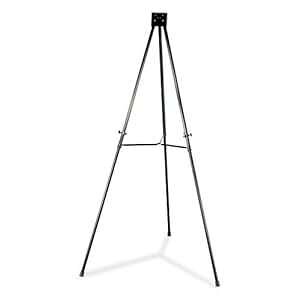 Lorell LkA~jE fBXvC C[[ ߉\ȋrtA66 C`AubN Lorell Telescoping Aluminum Display Easel with Adjustable Legs, 66-Inch, Black