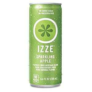 Izze Xp[NOW[XAAbvA}`A24 pbNA201.6 tʃIX Izze Sparkling Juice, Apple, Multi, Pack of 24, 201.6 Fl Oz