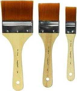 C uV S[f ^N yCg uVAeTCYA3 Zbg Royal Brush Golden Taklon t Brushs, Assorted Sizes, Set of 3
