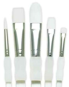 (p)C \tgObv zCg ^N uV ZbgAeTCYA5 Zbg(/p) ROYAL BRUSH (p)Royal Soft-Grip White Taklon Brush Set, Assorted Size, Set of 5(/p)
