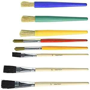 School Smart Young Artist yCg uVAeTCYA36 Zbg School Smart Young Artist t Brushes, Assorted Sizes, Set of 36