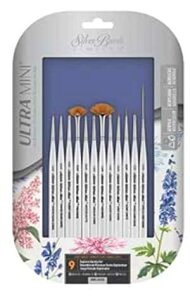 Silver Brush Limited, Ultra Mini, Detail tbrushes Set - 12 Piece Set