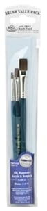 uVZbg o[pbN Z[u 3/pbN-VF[_[ 2A6A10 ROYAL BRUSH Brush Set Value Pack Sable 3/Pkg-Shader 2,6,10