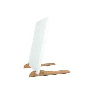 Creative Mark The Original Overby Tabletop ting Easel, Portable Compact Easy Carry, Hold & Display Stretched Canvas Stable, 12" Inches, Natural Wood