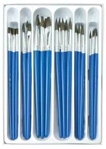 CuV RCVP-102 i`uV p o[pbN A\[gTCY (30{pbN) Royal Brush RCVP-102 Natural Brushes Classroom Value Pack, Assorted Size (Pack of 30)