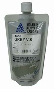 �z���x�C�� �J���[�W�F�b�\ �O���[ V-5 HK Holbein Holbein Coloured Gesso Grey V-5