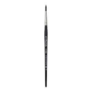 Raphael SoftAqua Synthetic Squirrel Watercolor Brush, Round, 8, Black