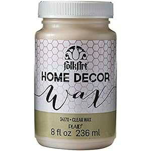 FolkArt 34170 z[fR[V`[NƋ&NtgyCgAA\[gJ[A8IXANAbNX FolkArt 34170 Home Decor Chalk Furniture & Craft t in Assorted Colors, 8 ounce, Clear Wax