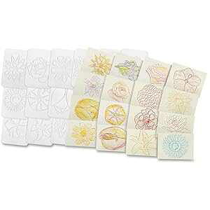 Roylco �t�����[���r���O�v���[�g Roylco Flower Rubbing Plates