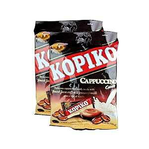 RsR Jv`[m LfB 4.23 IX 2 pbN 2 Packs Kopiko Cappuccino Candy 4.23 Oz