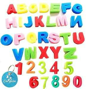 Carykon Artist Studio At@xbgƐ̃X|WfA36  Carykon Artist Studio Alphabet & Numbers Sponges Model, 36 PCS