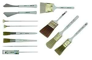 Bob Ross - iuVZbgAyCgc[A12  Bob Ross - Landscape Brush Set, Oil Based ting Tools, 12 pieces
