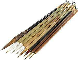 8 pcs, UE STORE Professional Chinese Art Brush Set 8 Pcs Chinese t Brush Kit