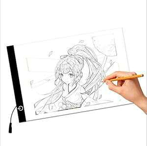 VKBAND A4 LED Copy Board Light Box, Art Craft Tracing Light Table for Tattoo, Sketch, Architecture, Calligraphy, Crafts