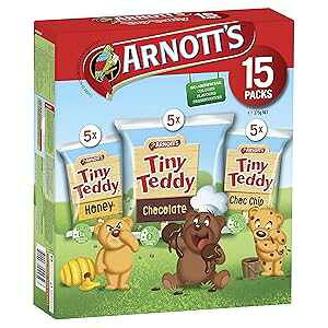 �A�[�m�b�c �^�C�j�[ �e�f�B �o���G�e�B 15 �p�b�N 375g Arnott's Tiny Teddy Variety 15 Pack 375g