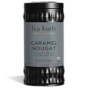 eB[tHe g LkK[  Tea Forte Black Tea, Caramel Nougat, Loose Tea Canister