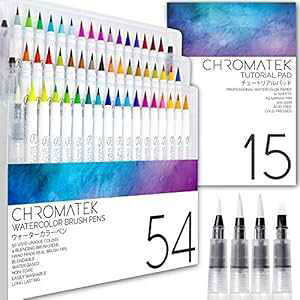 54 �{�̐��ʃu���V �y���A15 �y�[�W �p�b�h�AChromatek �̃I�����C�� �r�f�I �`���[�g���A�� �V���[�Y�B�{���̃u���V�`�b�v�B4�̃u�����h�u���V�B�ȒP�Ƀu�����h�\�B�N�₩�B�X���[�Y�B50 