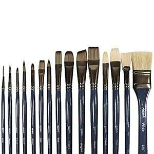 Mont Marte v~A yCg uV Zbg 15 A}OlbgJ[P[Xɓ 15 ނ̃uV܂܂AʁAANAGɍœK Mont Marte Premium t Brush Set 15 Piece, Includes 15 Dif
