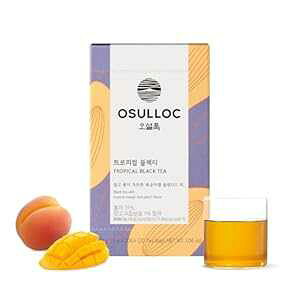OSULLOC gsJg (gsJ}S[&s[`t[o[)AϏBYv~AuheB[AeB[obOV[Y 20JEgA1.06IXA30g OSULLOC Tropical Black Tea (Tropical Mango & Peach Fl