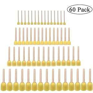 60lߍ킹EhyCgtH[X|WuVZbgyCgc[AuVZbg - q̌|piH|iAXeVAGɍœK Shine US 60pcs Assorted Round t Foam Sponge Brush Set ting