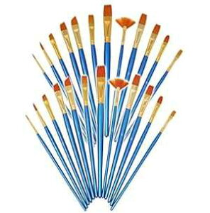 VViViD BRST901 �A�[�e�B�X�g�����Z�[�u�� 24 �{ �V���[�g�n���h�� �y�C���g �u���V �_�u���Z�b�g VViViD BRST901 Artists' Synthetic Sable 24-Piece Short Handled t Brush Double-Set