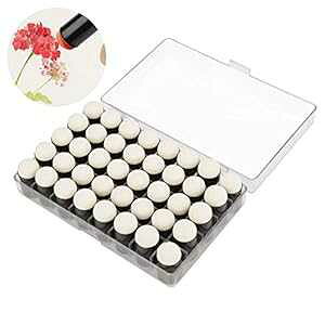 Zetiling Finger Sponge Daubers Set, 40 ting Finger Sponges Included, with Storage Case for Crafts Drawing Ink Chalk Card