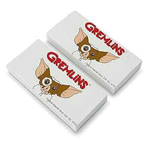 O MY SS 2Zbg GRAPHICS & MORE Gremlins Gizmo Logo Eraser Set of 2