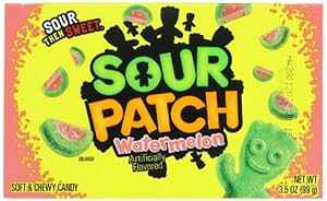 Sour Patch Kids Candy Watermelon, 3.5-Ounce Box(Pack of 12)(Pack May Vary)