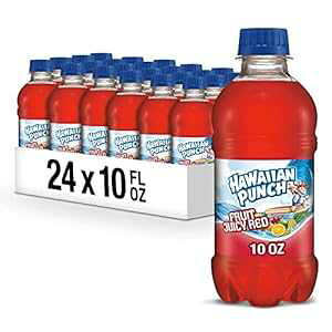 Hawaiian Punch Fruit Juicy Red Fruit Juice Drink, 10 Fl Oz Bottles, 24 Count (4 Packs Of 6), Ready-to-drink, On-the-go, Caffeine-free, Carbonation-free, Gluten-free, Excellent Source Of Vitamin C