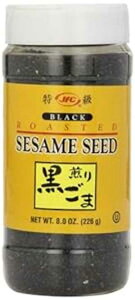 JFC ZT~V[hAubNA8 IX (4 pbN) JFC Sesame Seeds, Black, 8-Ounce (Pack of 4)