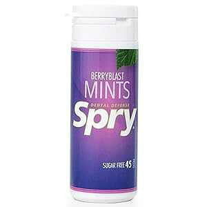 Spry LVg[ ~gAi` x[ uXgA45 Jbg Spry Xylitol Mints, Natural Berry Blast, 45ct