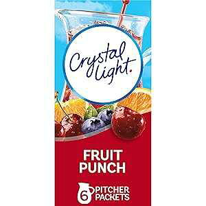 NX^Cg VK[t[ t[c|` J[ hN~bNX 72 sb`[pPbg Crystal Light Sugar-Free Fruit Punch Low Calories Powdered Drink Mix 72 Count Pitcher Packets